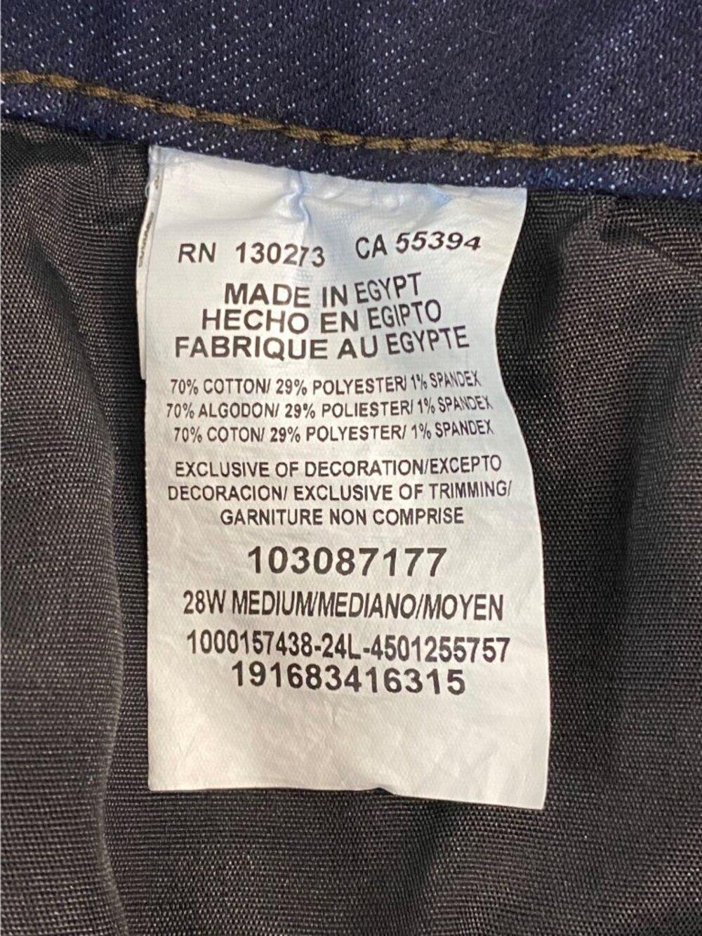 Lee Legendary Plus Straight Leg Jeans Women 28W Mid Rise Dark Blue NWT - Picture 13 of 13